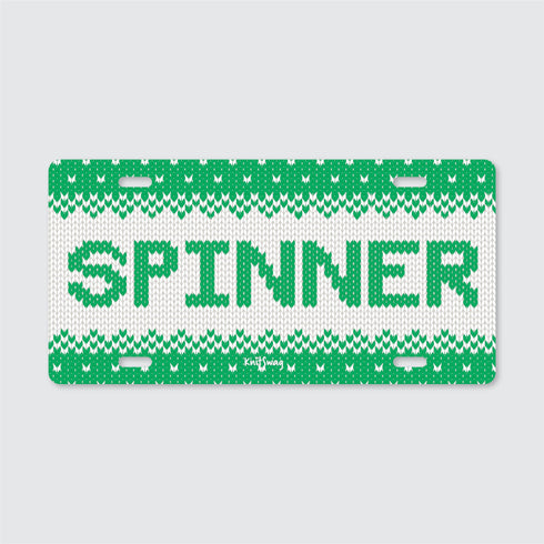 Vanity License Plate for Knitters, Knit License Plate
